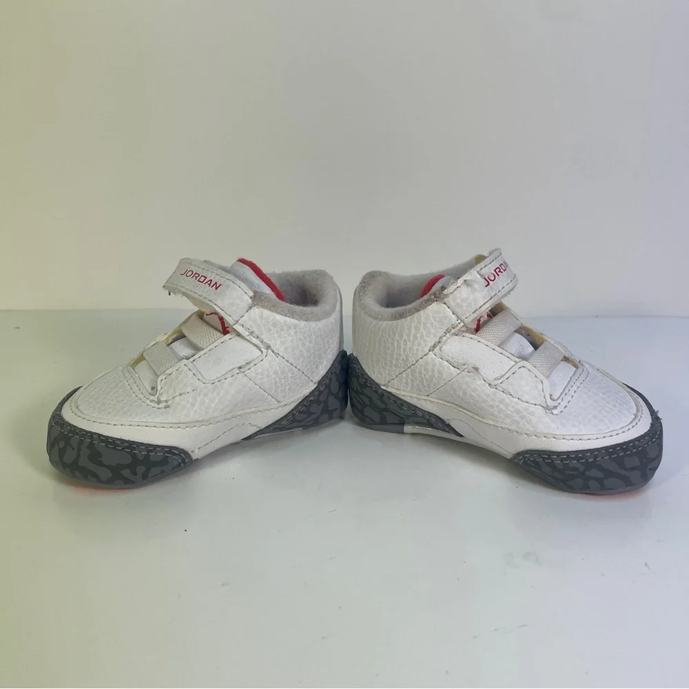 Air Jordan Retro III 3 White Cement 2011 315111-105 Toddler 2C Crib No Box